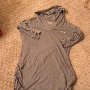 Gray under armour hoodie
